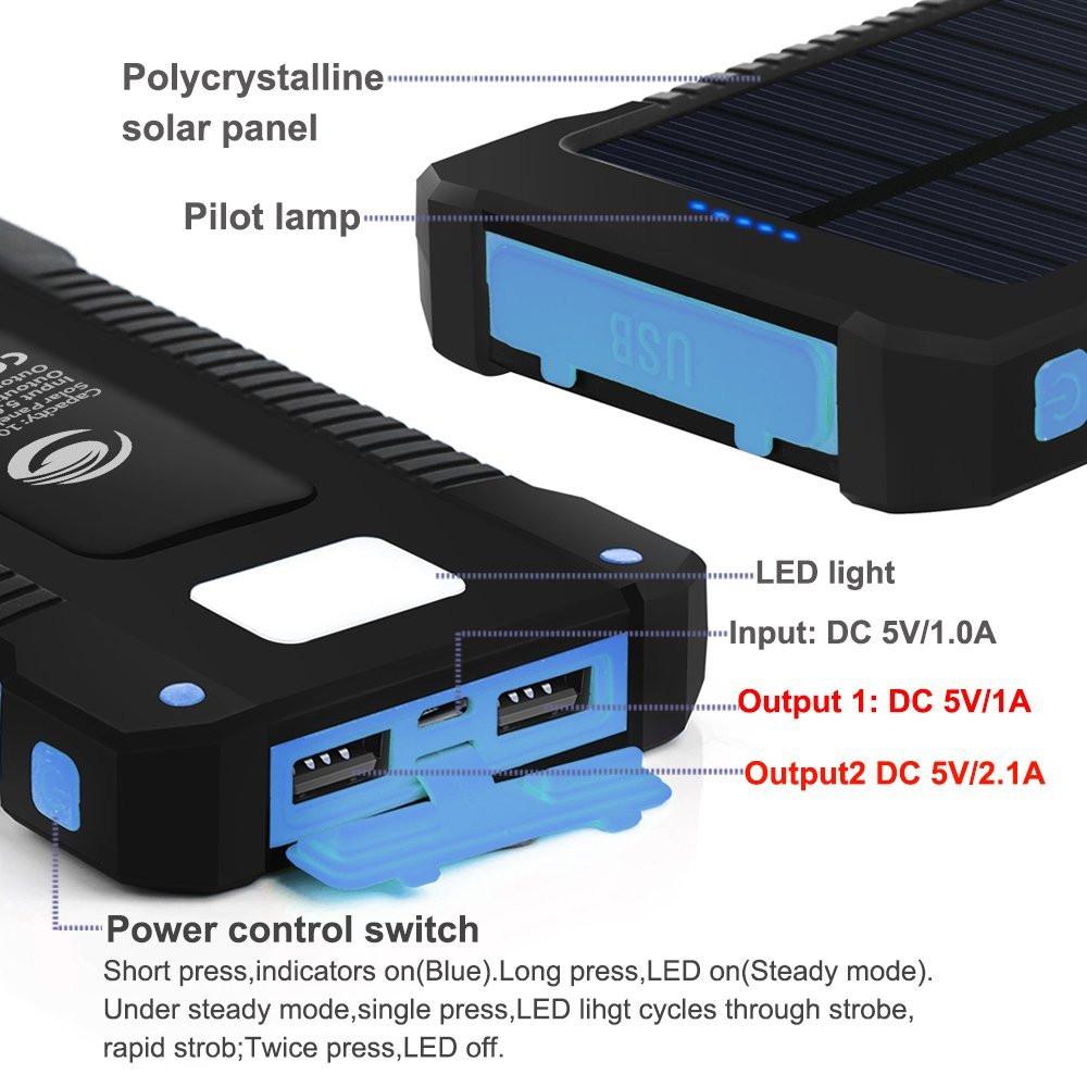 Waterproof solar charger