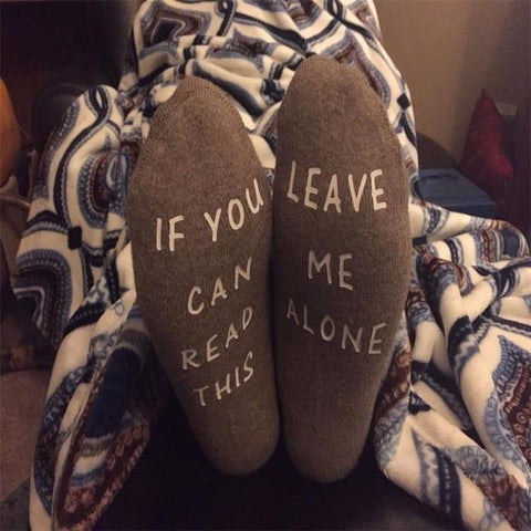 If You can read this Bring Me Wine socks