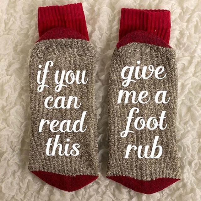 If You can read this Bring Me Wine socks