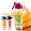 Fruit infuser water bottle