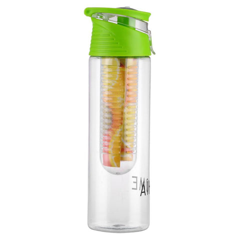 Fruit infuser water bottle