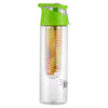 Fruit infuser water bottle